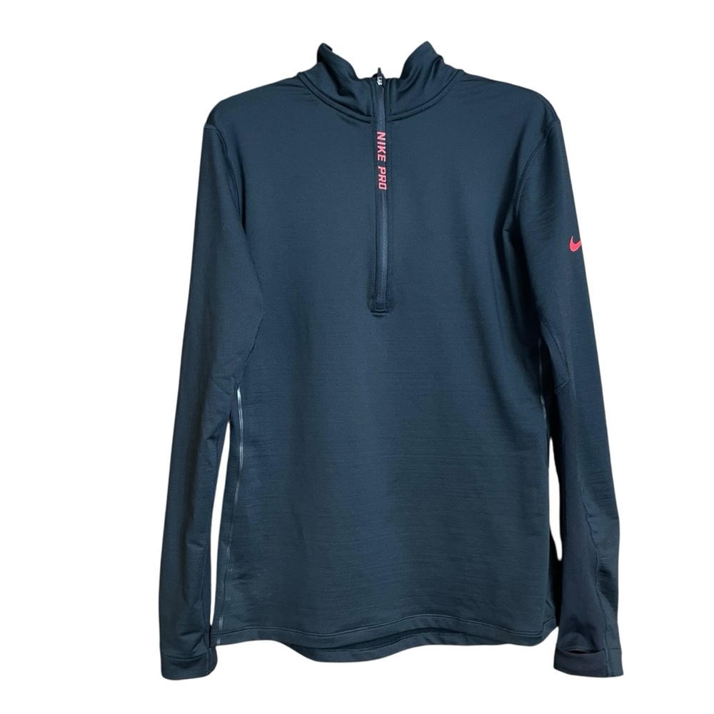 Nike Pro Hyper Warmblack quarter zip pullover XL